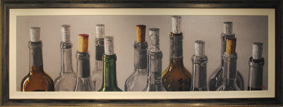 Thomas Arvid Bar Art, Martini Art, Wine Art House Party (Unique) (1/1) - Framed